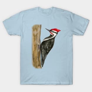 Pileated woodpecker watercolor T-Shirt